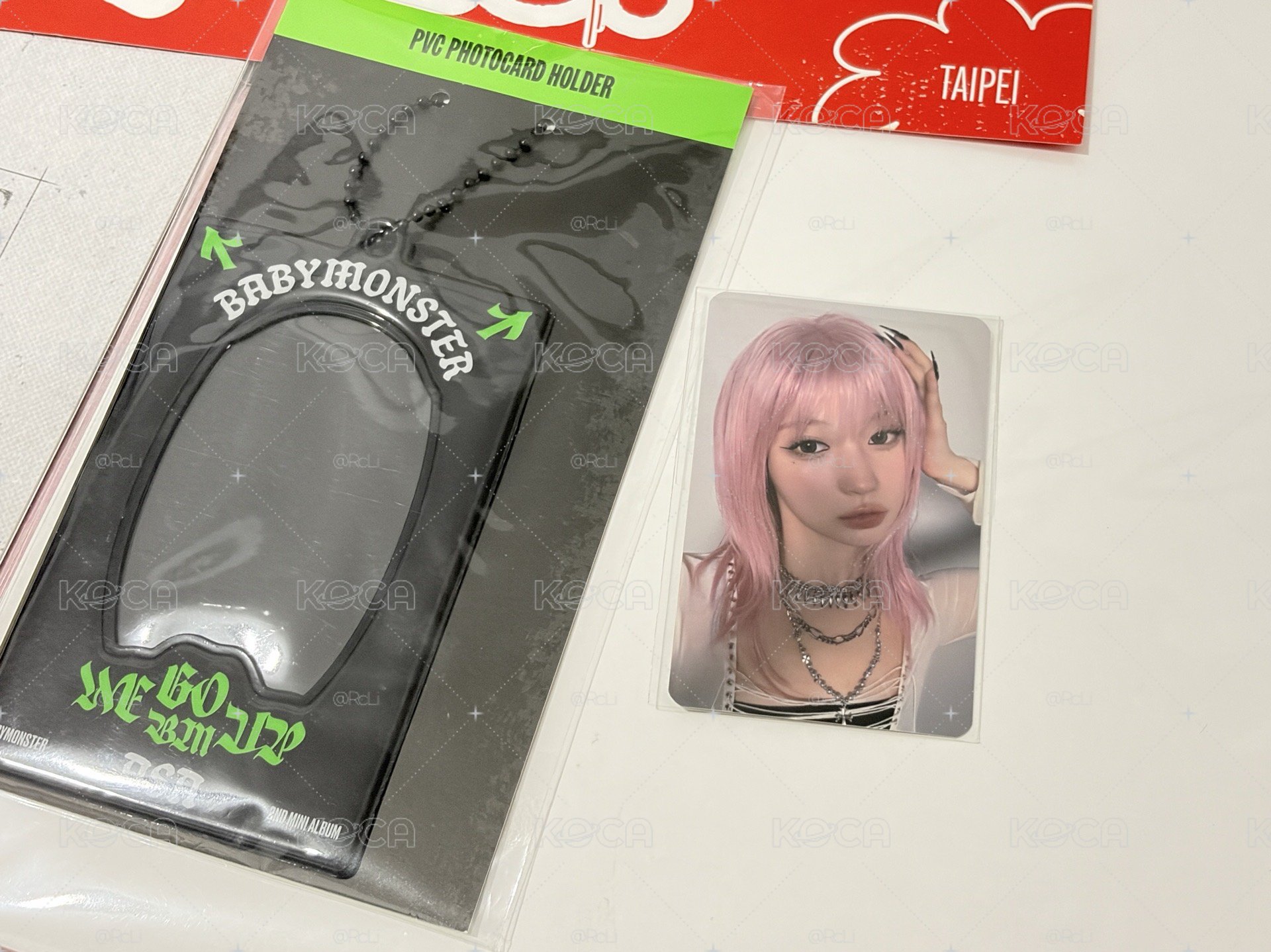 BABYMONSTER ASA卡套 psycho手幅