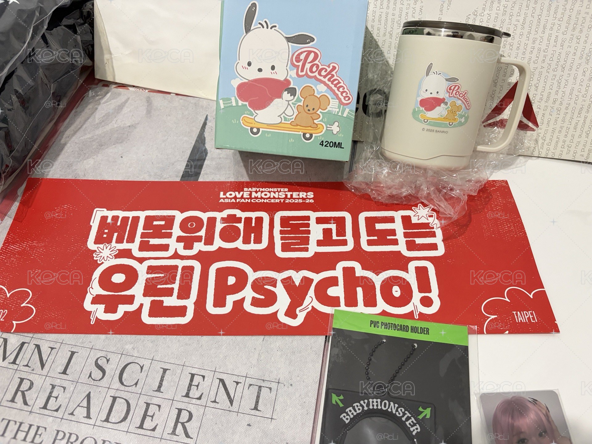 BABYMONSTER ASA卡套 psycho手幅