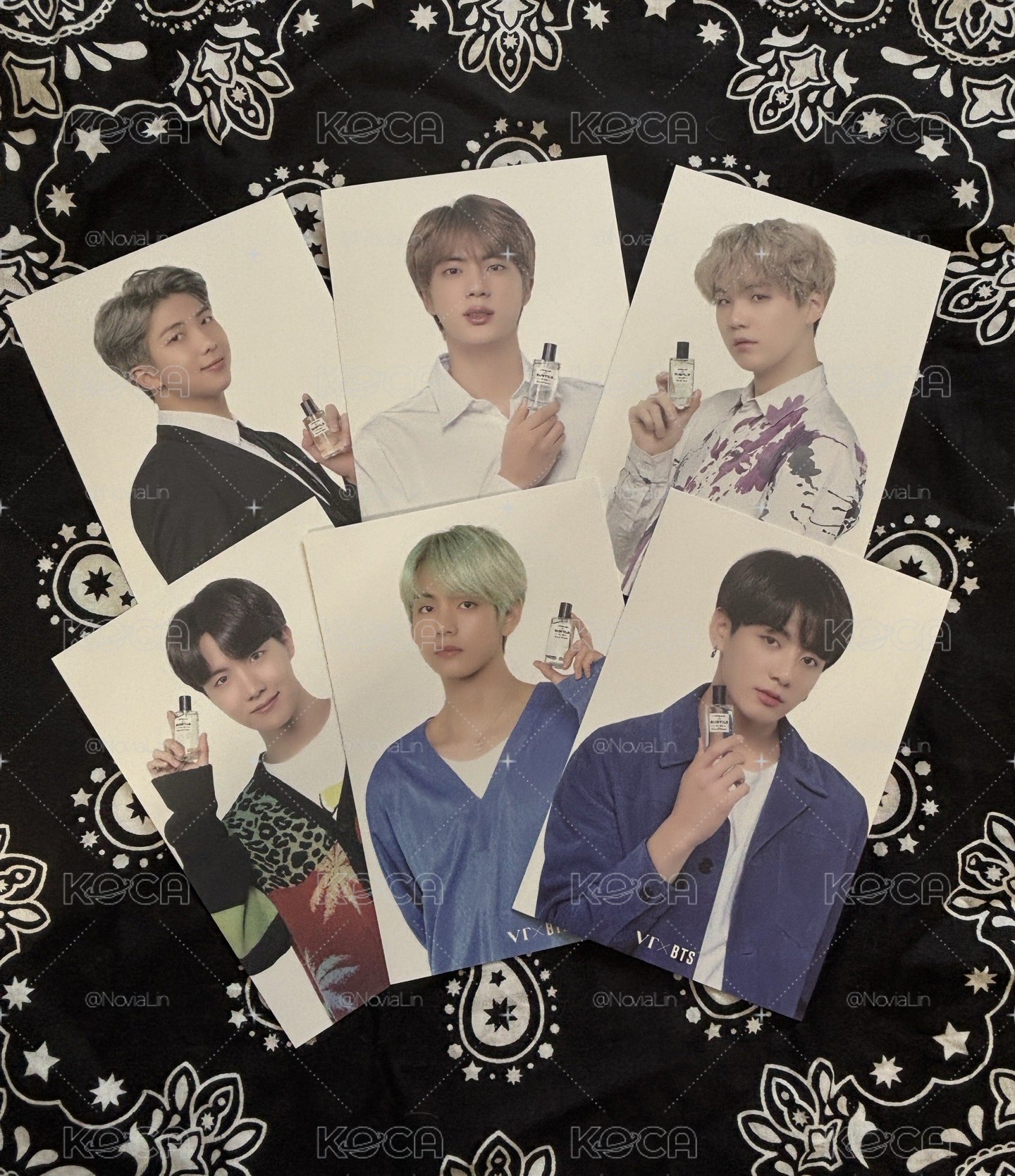 BTS VT代言明信片
