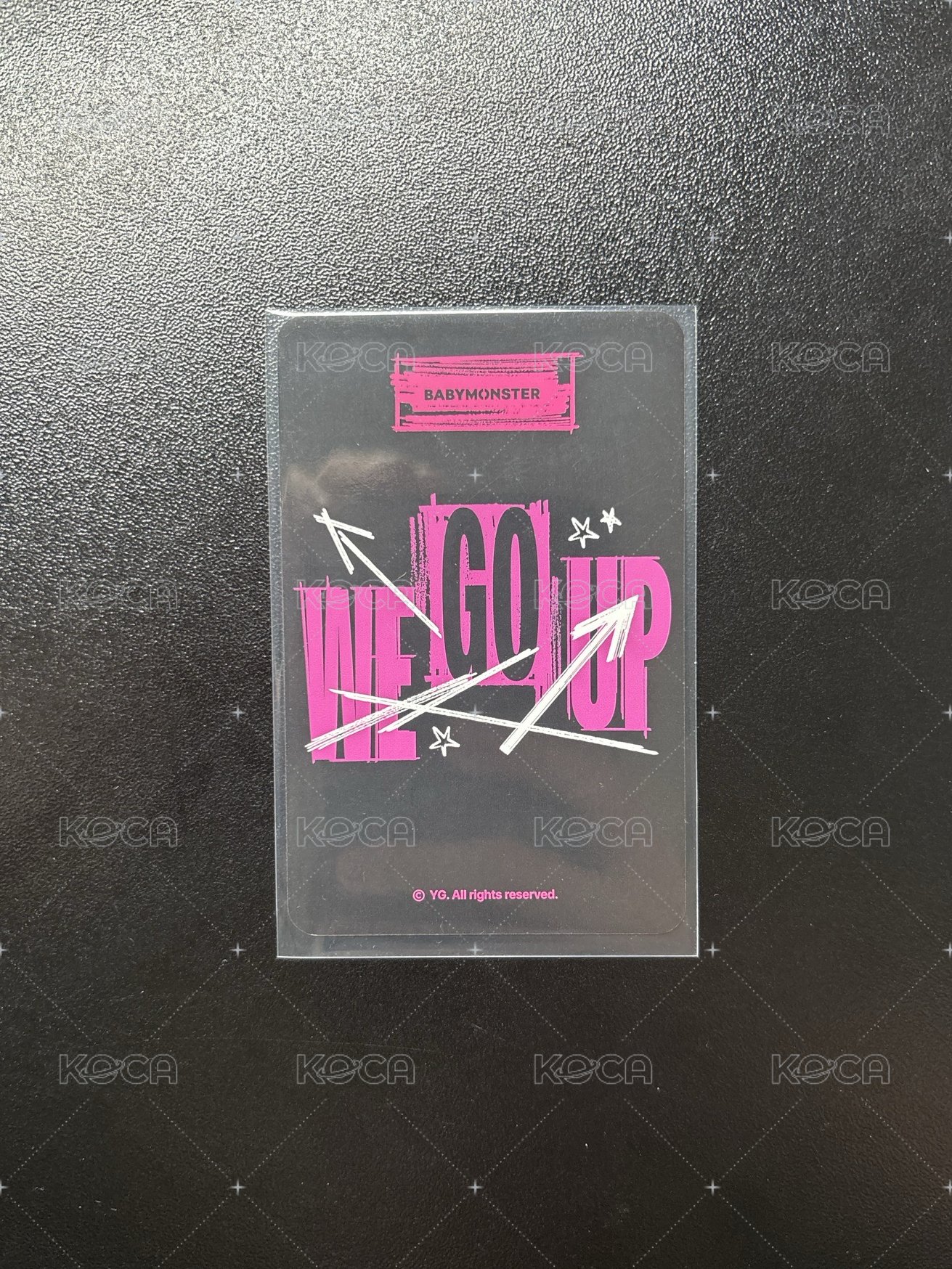 WE GO UP yg 線下快閃 特典卡 團封W ver.