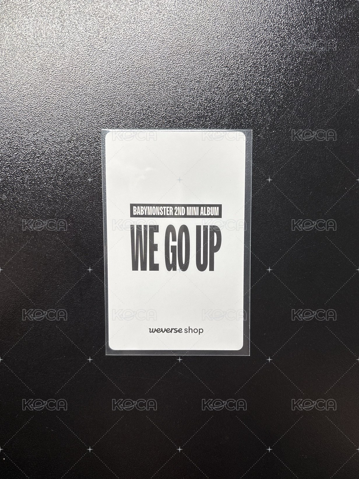 WE GO UP wvs 限時 特典卡 