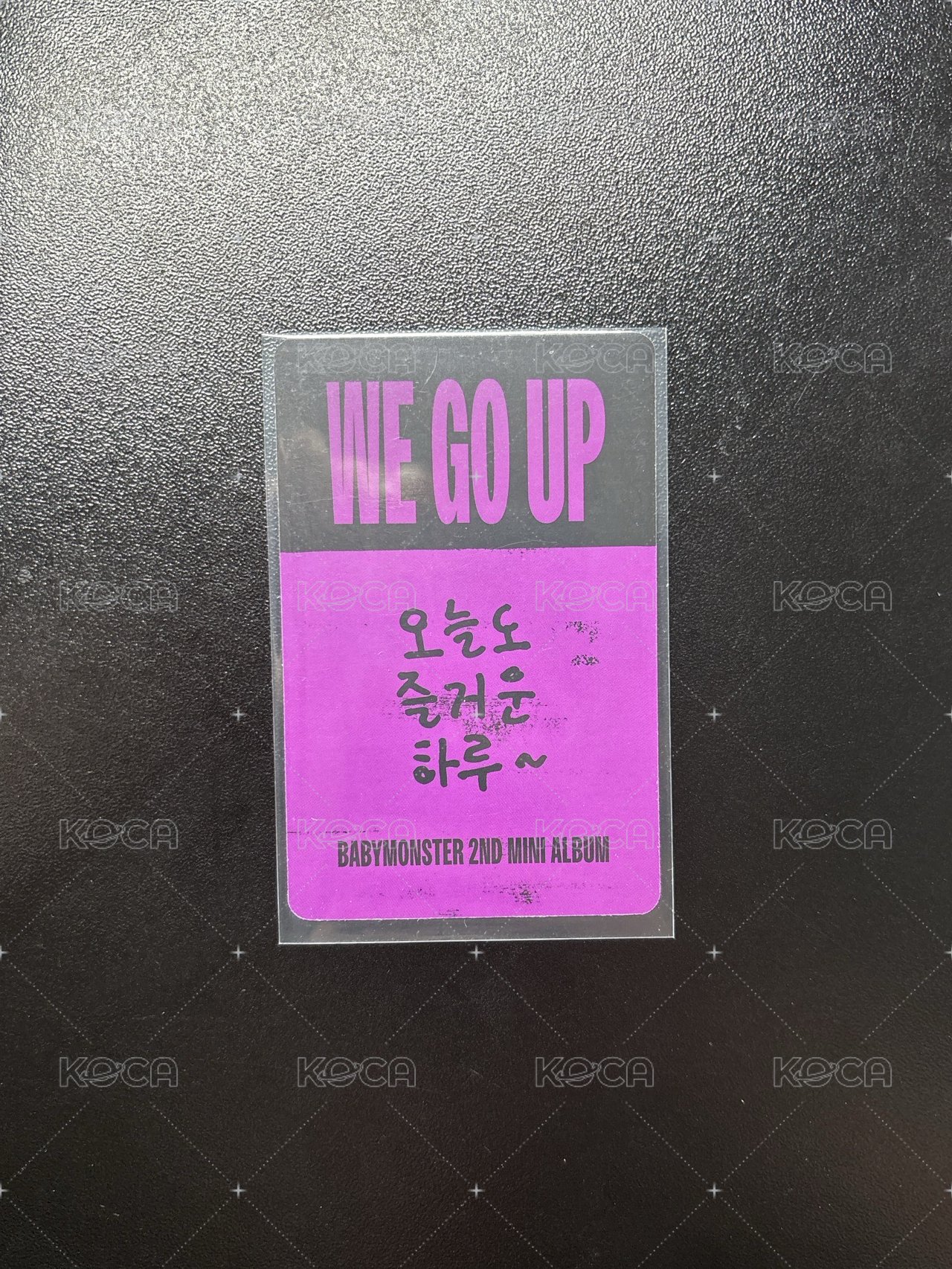 WE GO UP 專輯卡 POSTCARD ver.