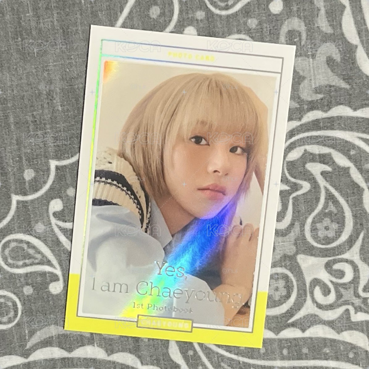 彩 Yes I am 周邊卡 Neon Lime ver.