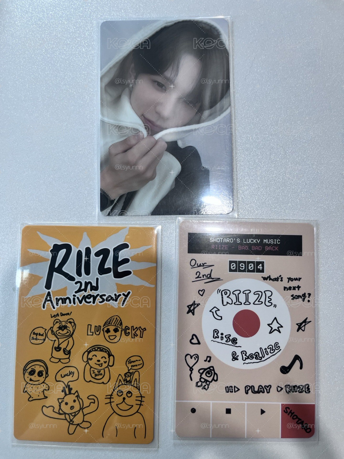 2週年 幸運符咒卡 周邊卡