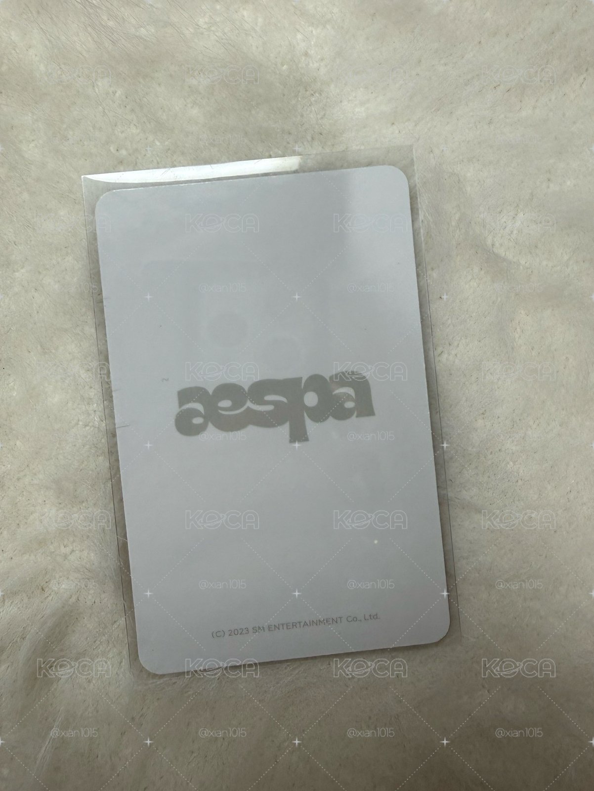 aespa Karina illusion周邊閃卡柚🩷