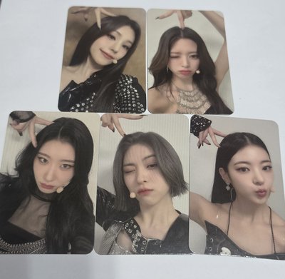 itzy 一直娛 中文卡背