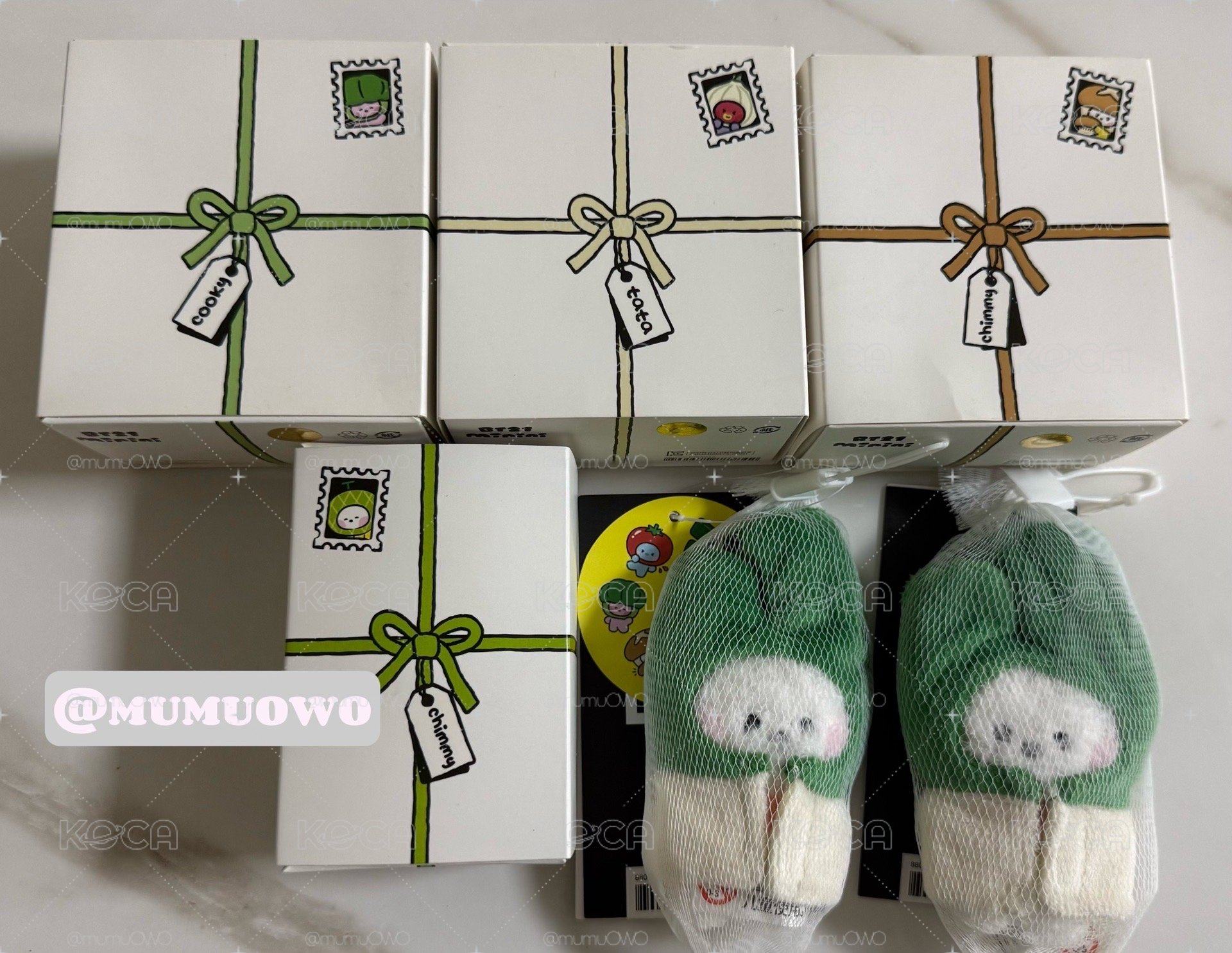 現貨 BT21蔬菜/水果系列盒娃