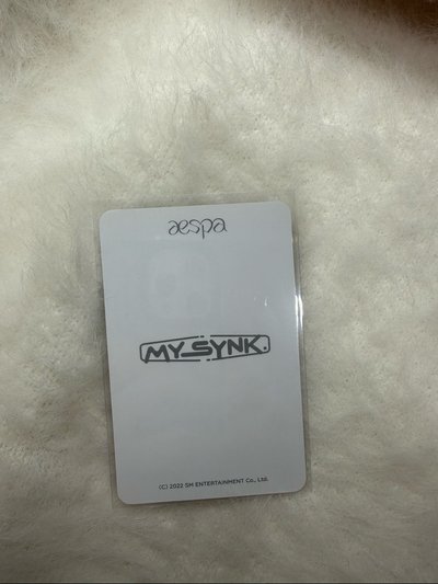aespa Karina 22fm隨機刮刮卡柚