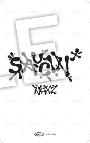 SAUCIN 索尼 簽售卡  背面