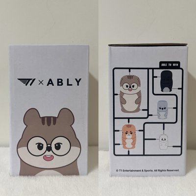 全新 現貨 T1 x ABLY 滿額禮 動物朋友 俄羅斯套娃