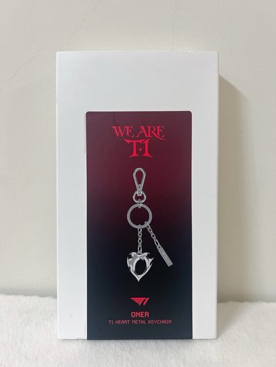 全新 現貨 T1 x ABLY 金屬愛心吊飾 Oner