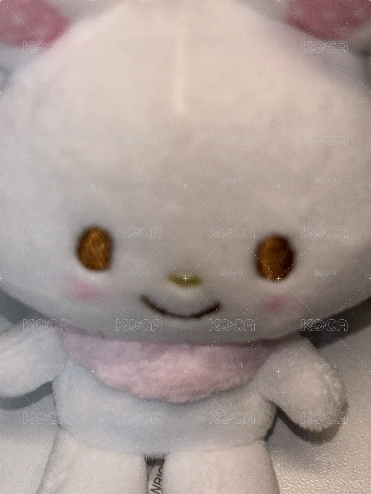 愛心扣許願兔