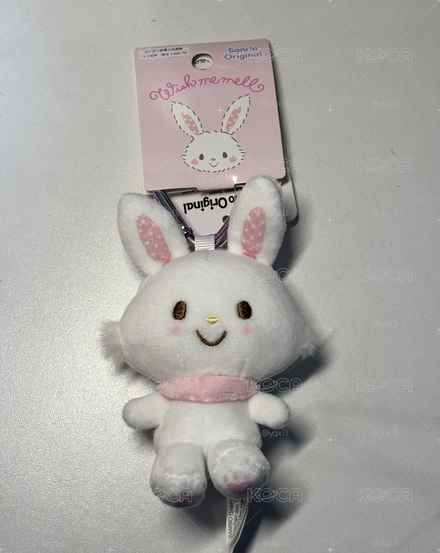 愛心扣許願兔
