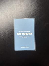 2026-27世巡 首爾展位 入場卡 / 場限卡 自拍 ver.A