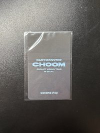 2026-27世巡 首爾展位 入場卡 / 場限卡 追加自拍 ver.C（原包裝出貨）