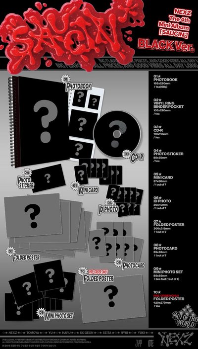 [Pre-Order~8/19] NEXZ 4th Mini Album [SAUCIN’] SW通路