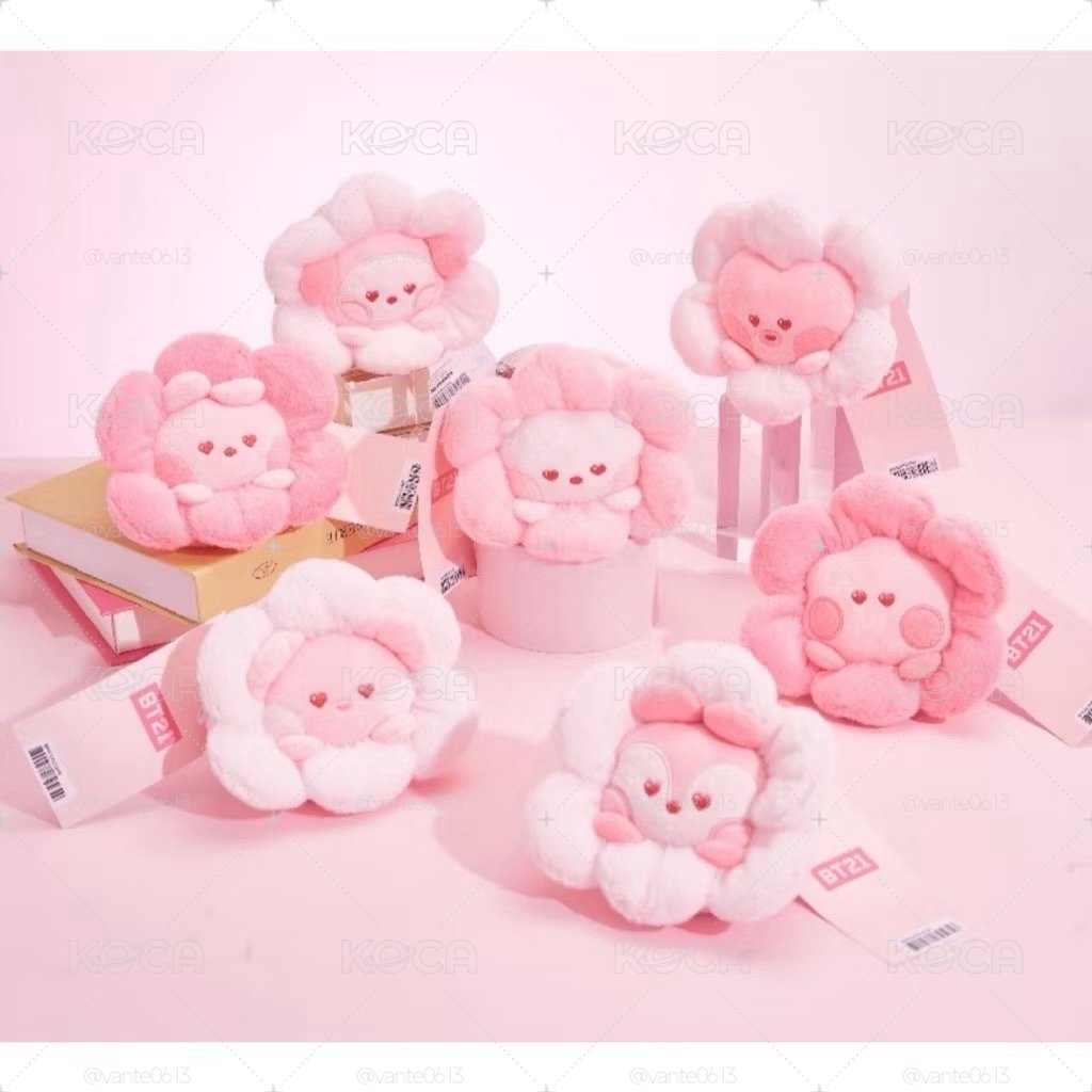 bt21花朵收納包吊飾🌸