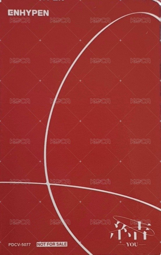 結 -YOU- 環球 限定盤 專卡 專輯卡  背面