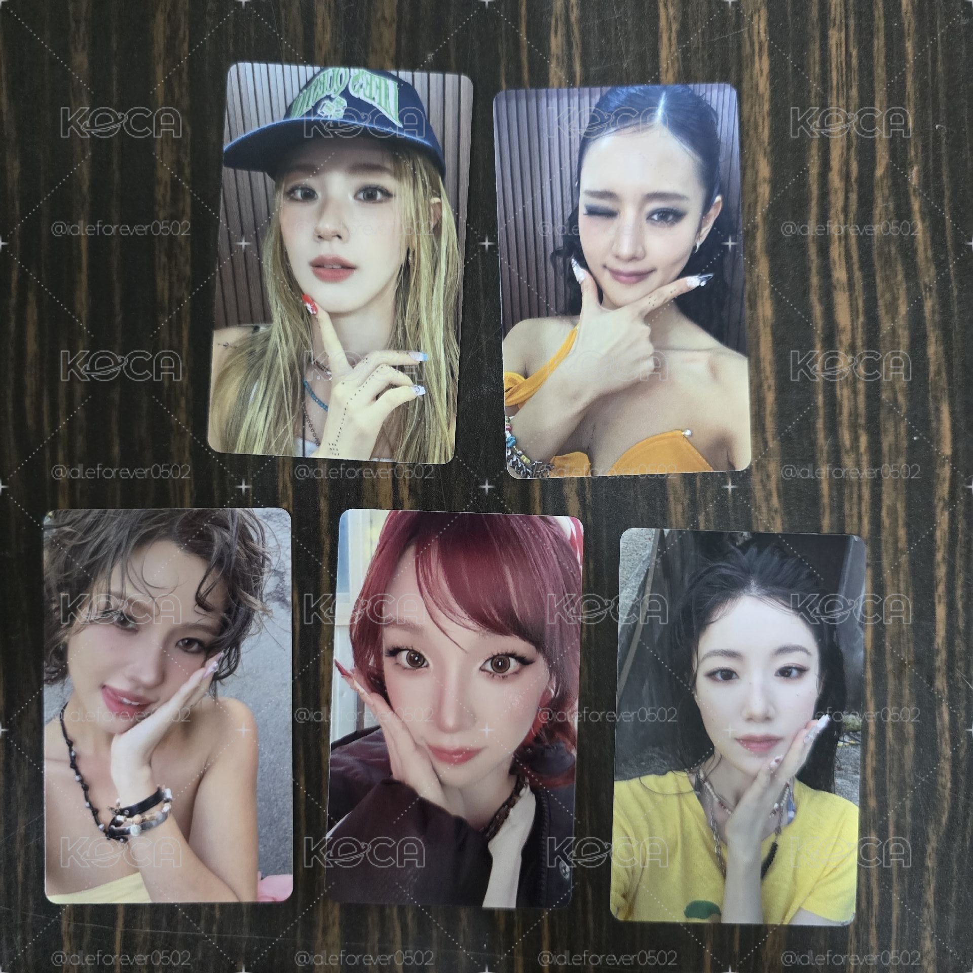 i-dle 迷九 We Made Cubistory 咖啡廳特典卡