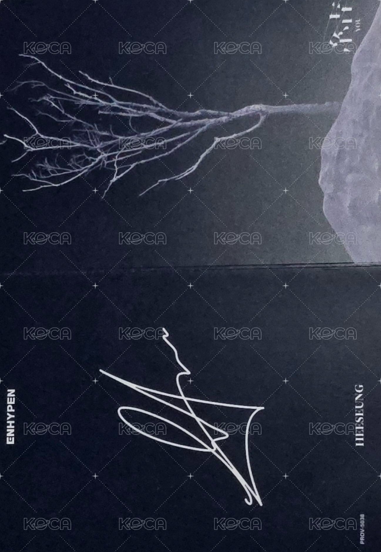 結 -YOU- 日咖 限定盤 摺疊留言卡 明信片  背面