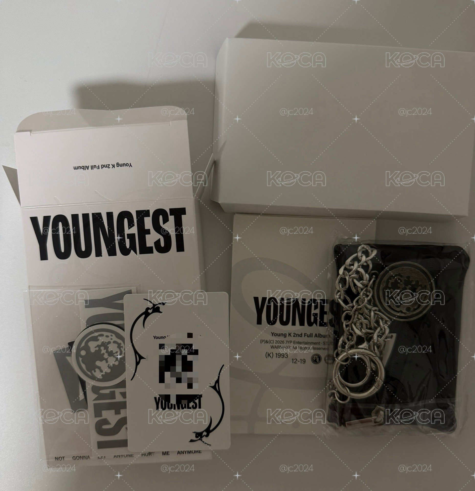 young k錢包專輯（已拆）無隨機卡 