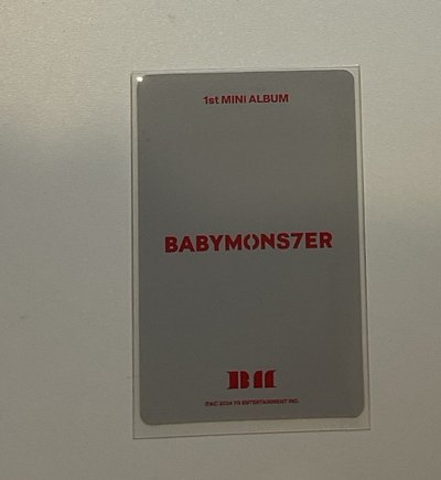 BABYMONSTER 1st full album 