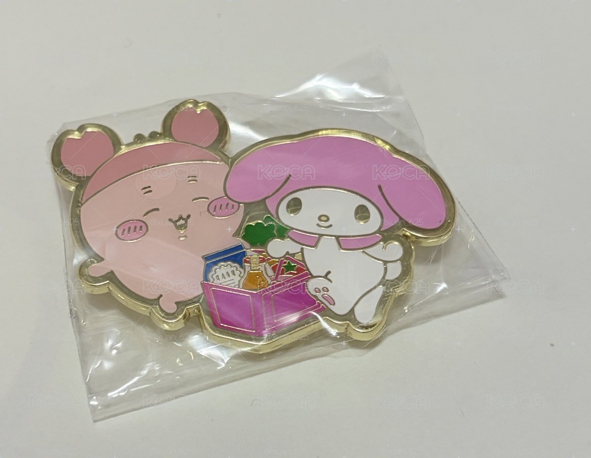 小八kitty 古本美樂蒂金屬徽章