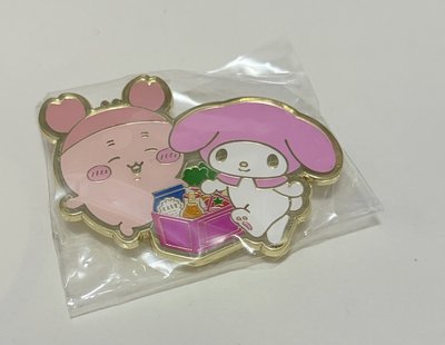 小八kitty 古本美樂蒂金屬徽章