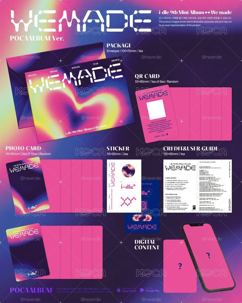 [ i-dle* ] WE MADE 電子專 MONO版