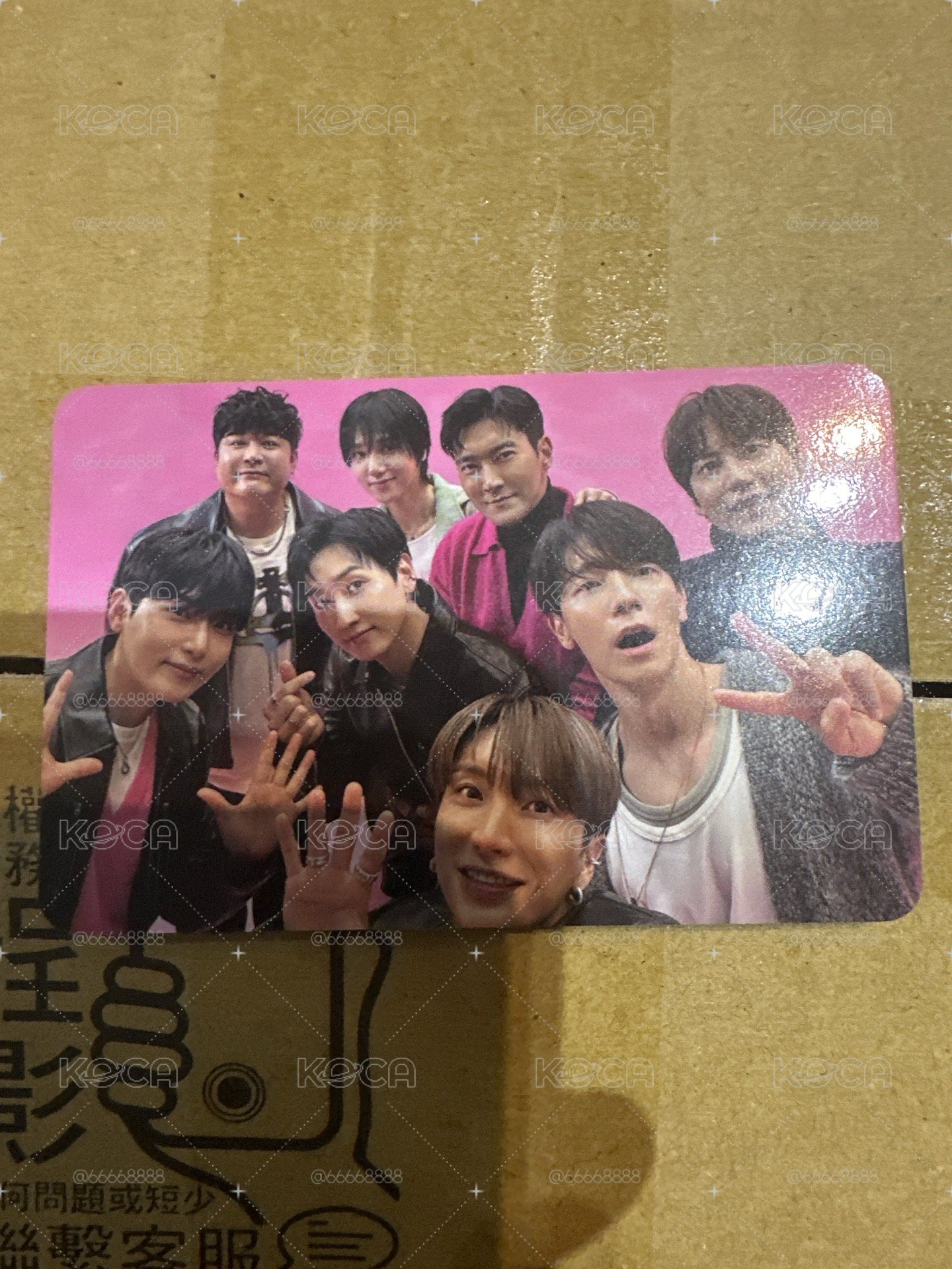 super junior  sm30週年團卡小卡