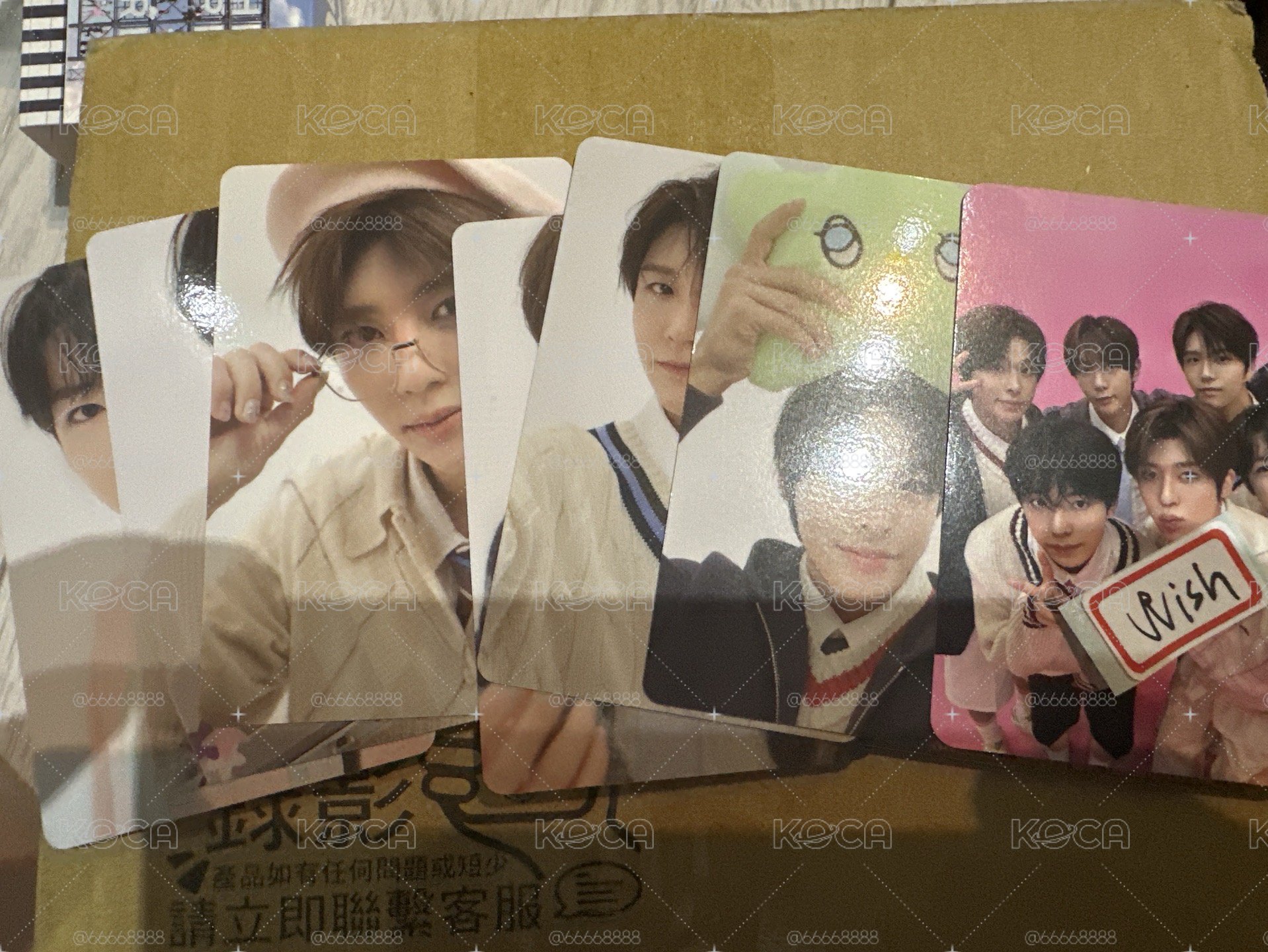 nct wish SM30週年 小卡