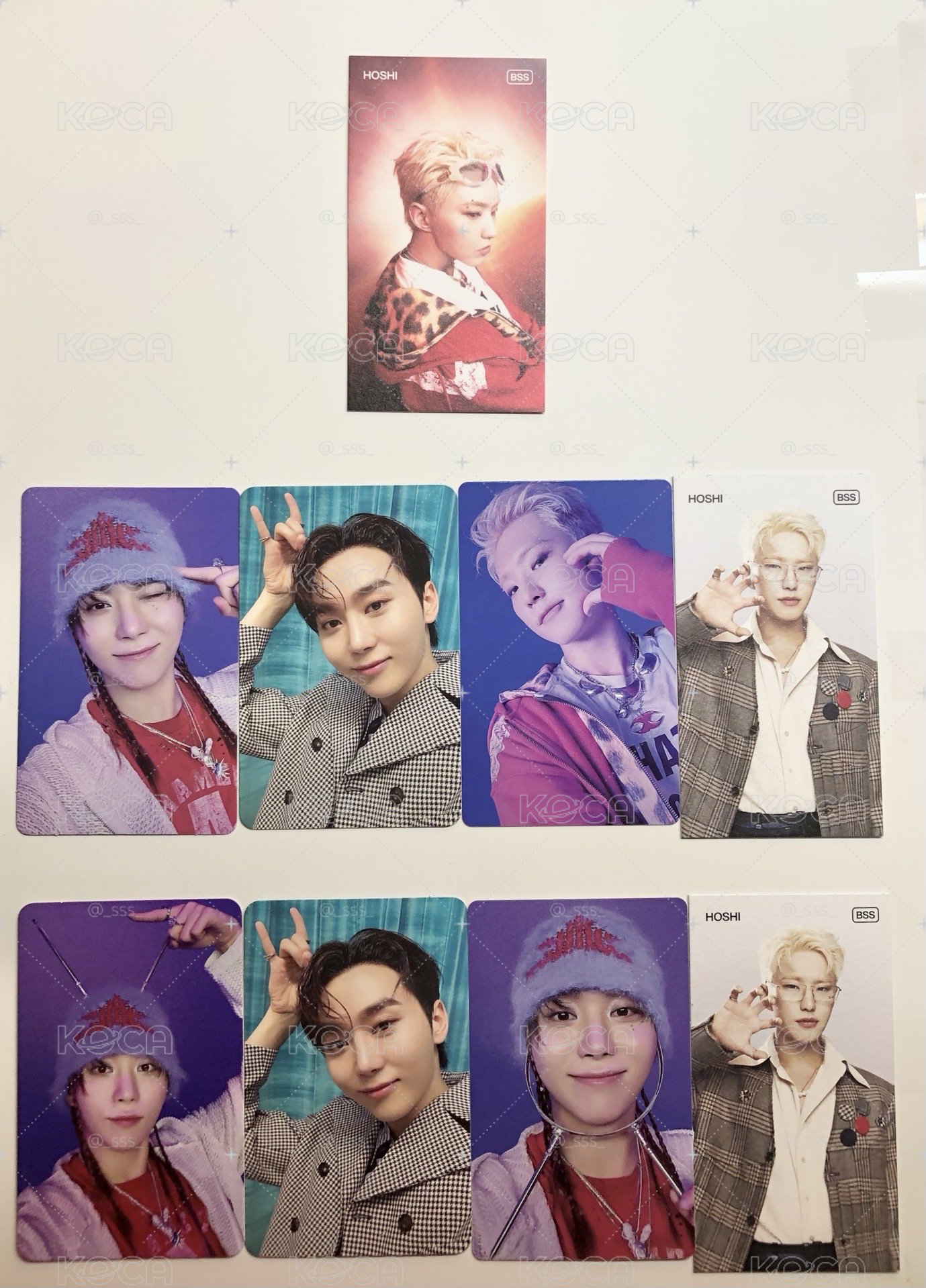 SEVENTEEN 小卡/明信片/徽章/特典交換