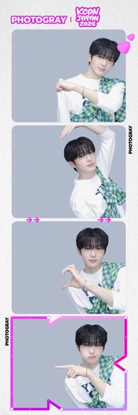 2026 KCON JAPAN  PHOTOGRAY 人生四格卡 / 拍貼 