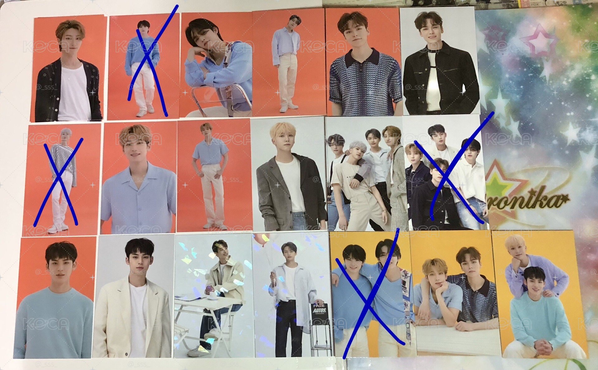 SEVENTEEN 小卡/貼紙