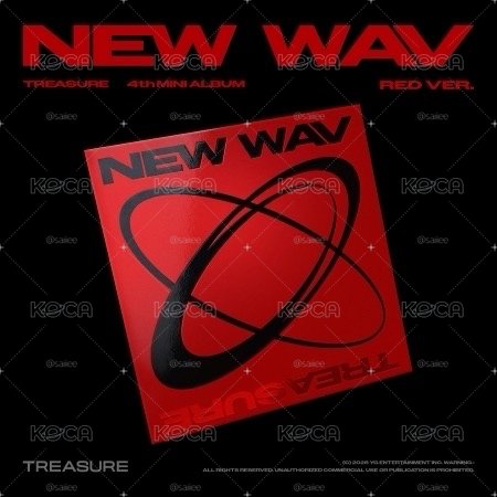 TREASURE 4th MINI ALBUM《NEW WAV》全新未拆專輯 (RED VER. / ICE VER.)