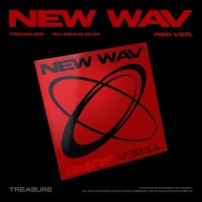 TREASURE 4th MINI ALBUM《NEW WAV》全新未拆專輯 (RED VER. / ICE VER.)