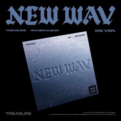 TREASURE 4th MINI ALBUM《NEW WAV》全新未拆專輯 (RED VER. / ICE VER.)