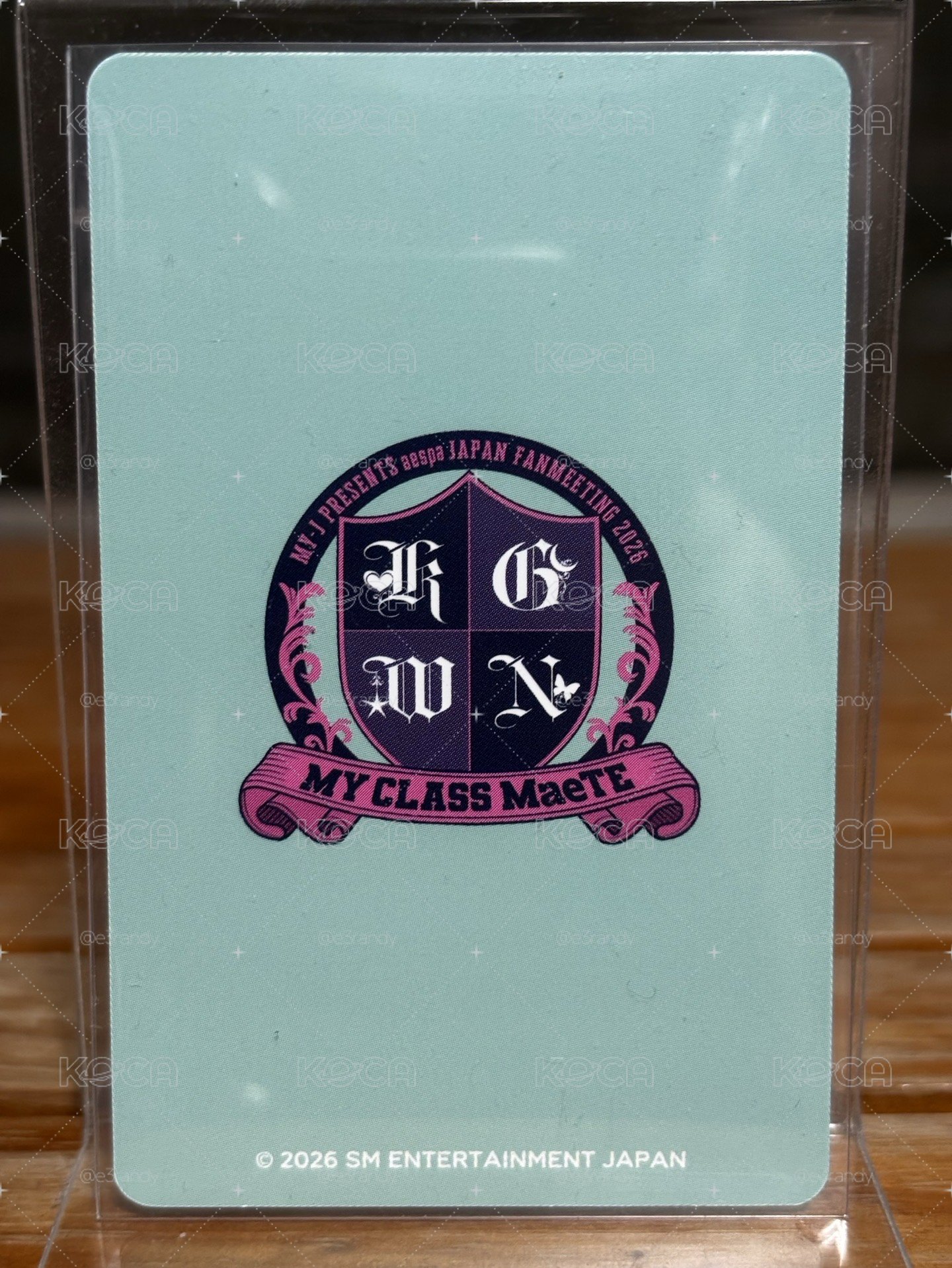寧藝卓 NINGNING 日本 FANMEETING 2026 隨機卡