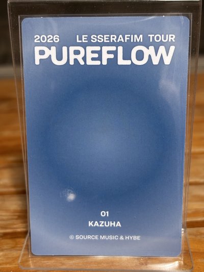 中村一葉 KAZUHA 2026 Pureflow Tour 隨機卡 01 官拍