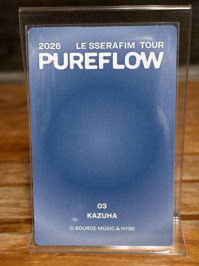 中村一葉 KAZUHA 2026 Pureflow Tour 隨機卡 03 官拍