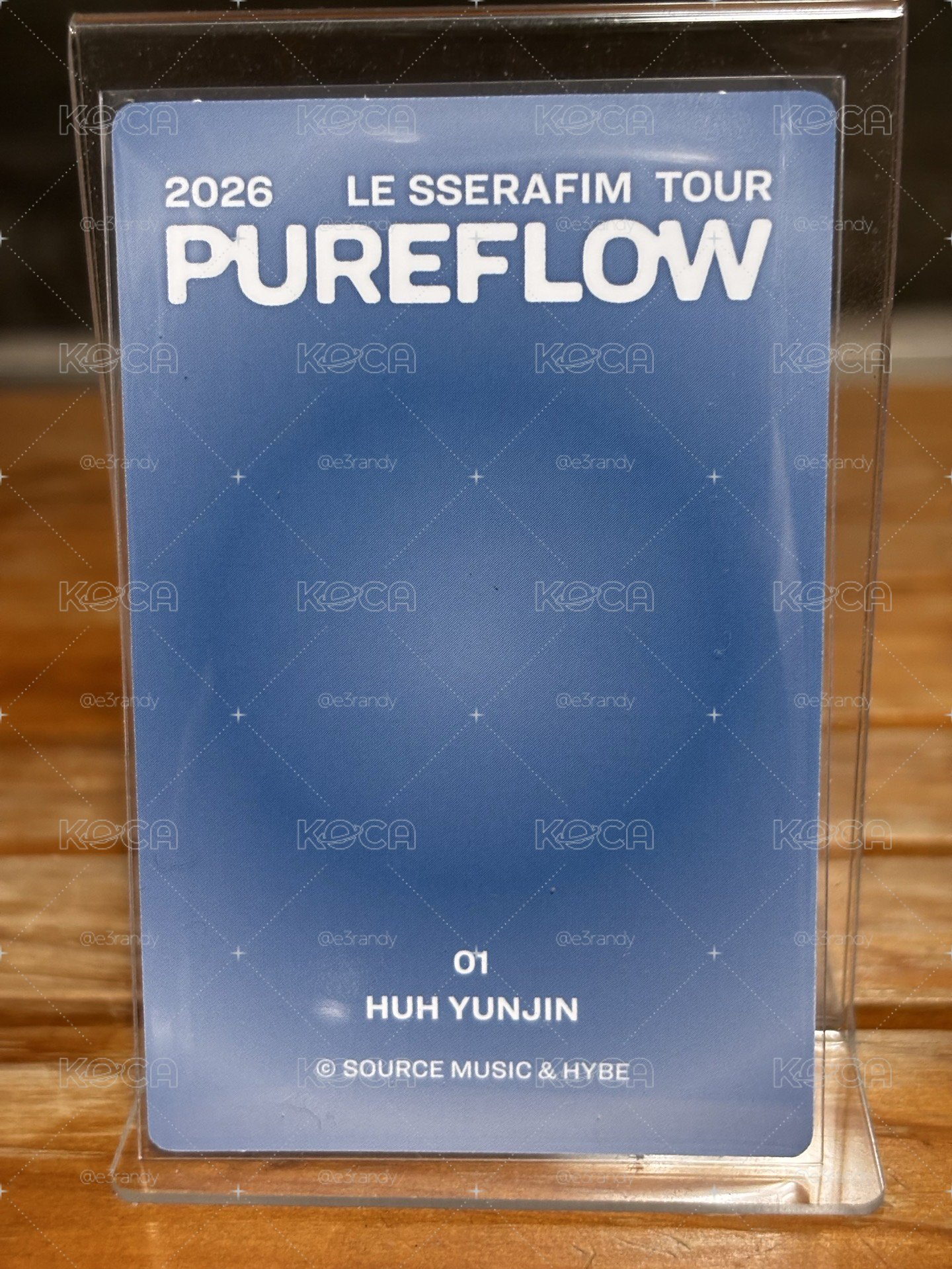 許允真 YUNJIN 2026 Pureflow Tour 隨機卡 01 官拍