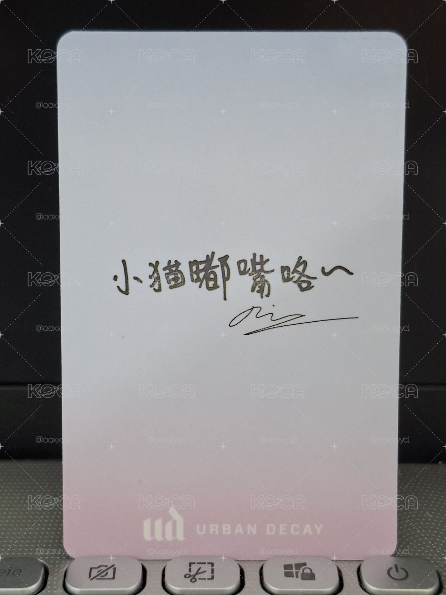 UD 代言卡銳 小貓嘟嘴咯～