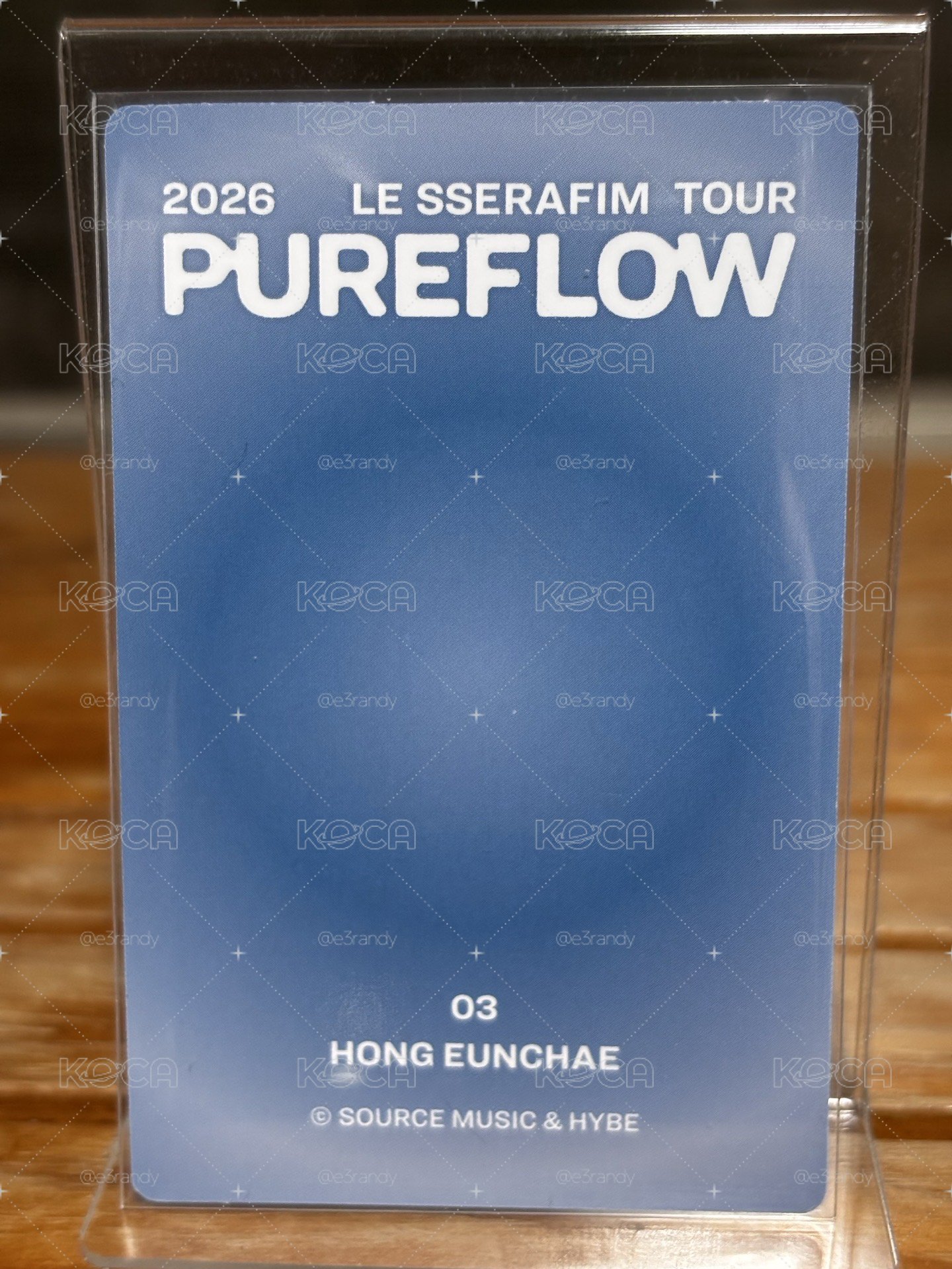 洪恩採 EUNCHAE 2026 Pureflow Tour 隨機卡 03 官拍