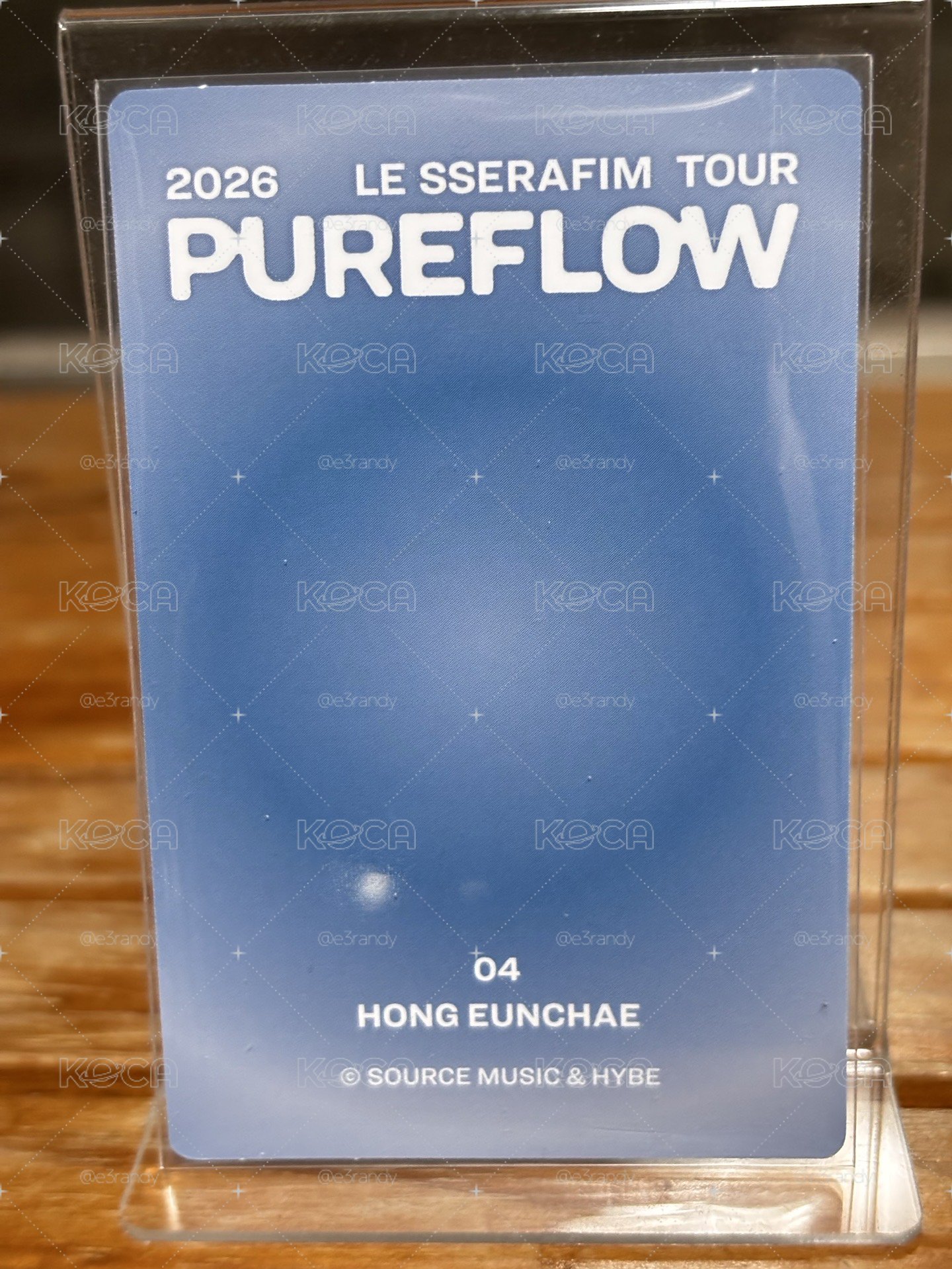洪恩採 EUNCHAE 2026 Pureflow Tour 隨機卡 04 官拍