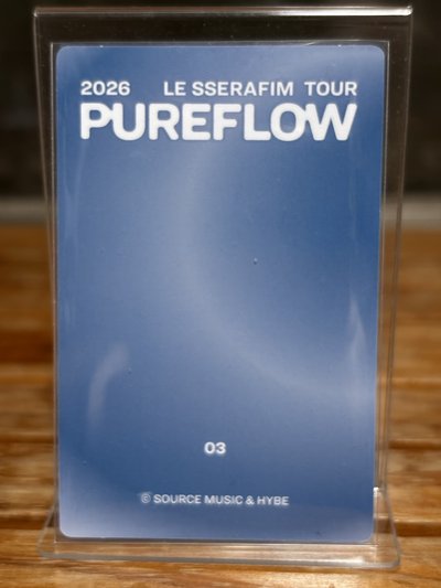 LE SSERAFIM 2026 Pureflow Tour 隨機卡 團體卡 03 官拍