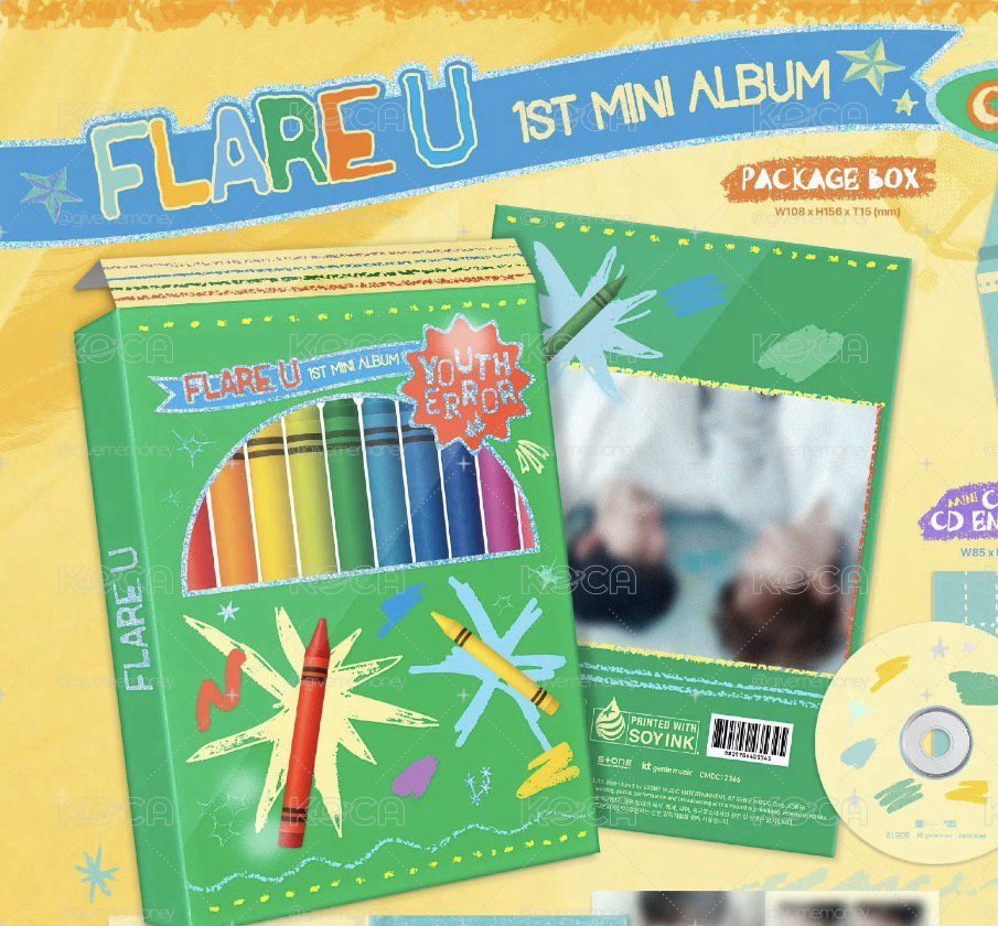 在台現貨 FLARE U未拆專 蠟筆專