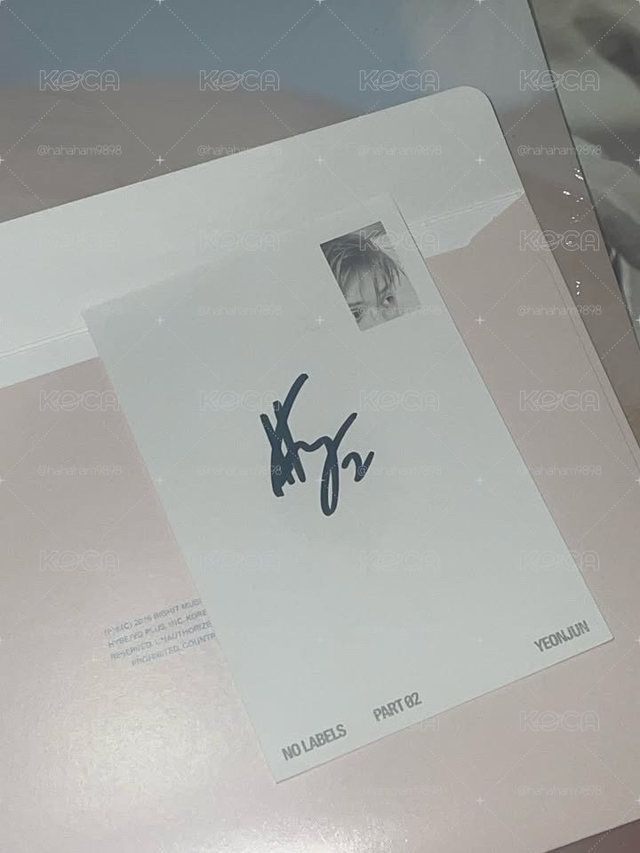 NO LABELS PART2 親簽