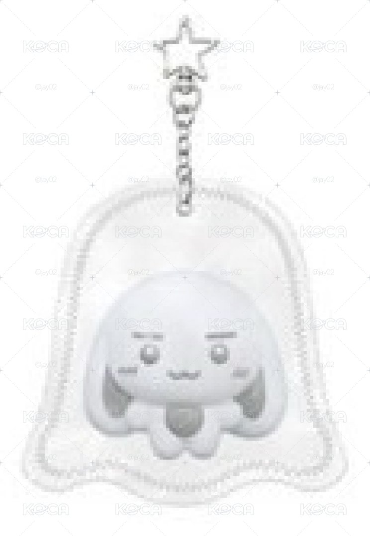 26' 飯咪 鑰匙圈吊飾 GHOST SQUISHY KEYRING
