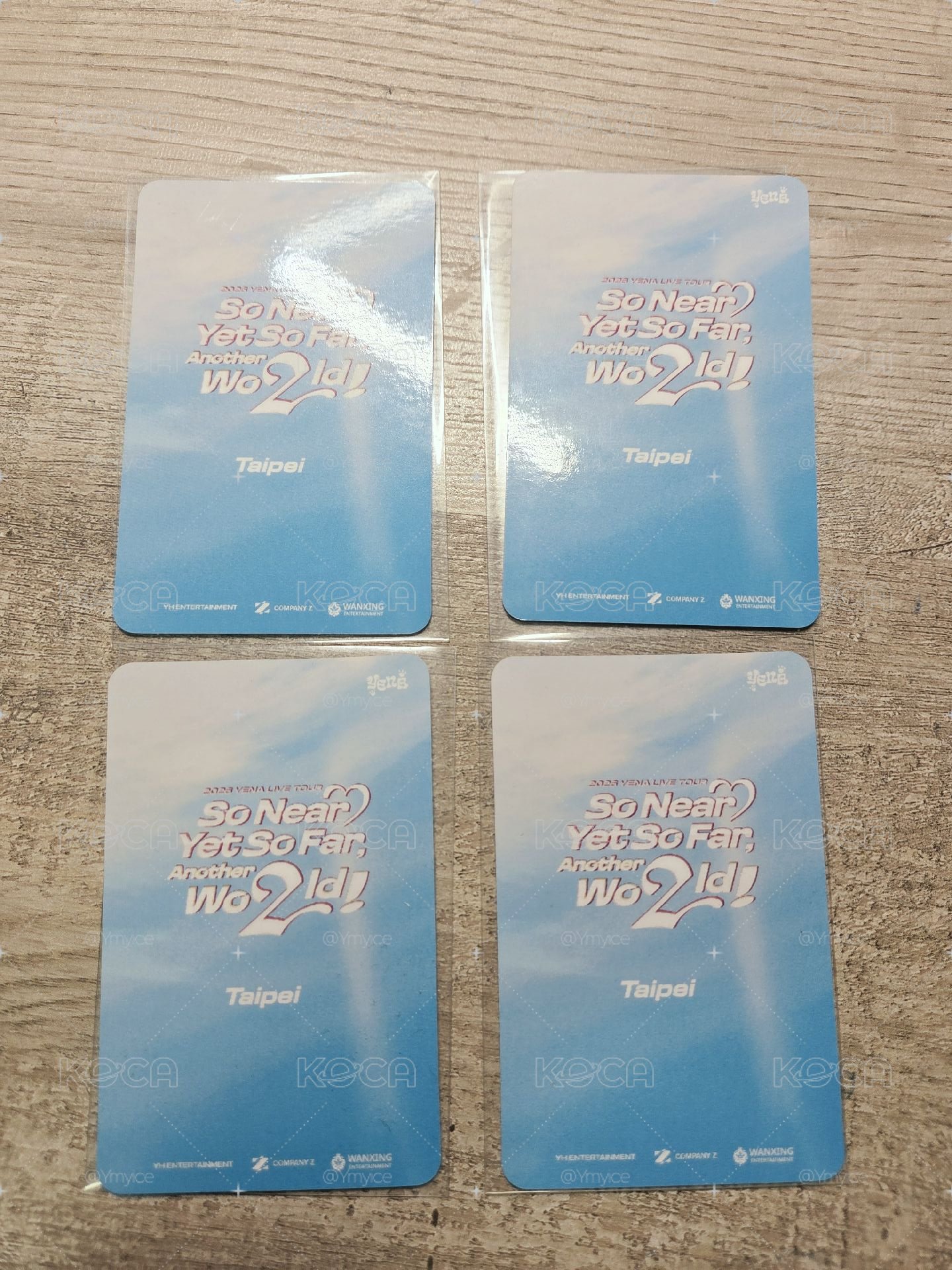 26’巡演 萬星 入場卡 / 場限卡 台北day2