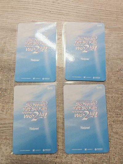 26’巡演 萬星 入場卡 / 場限卡 台北day2
